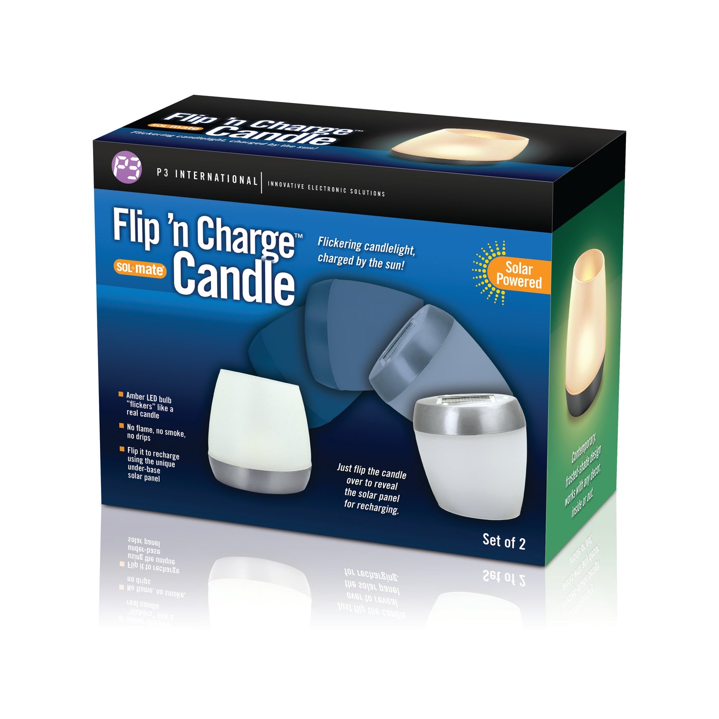 Sol-Mate Flip n' Charge LED Candle